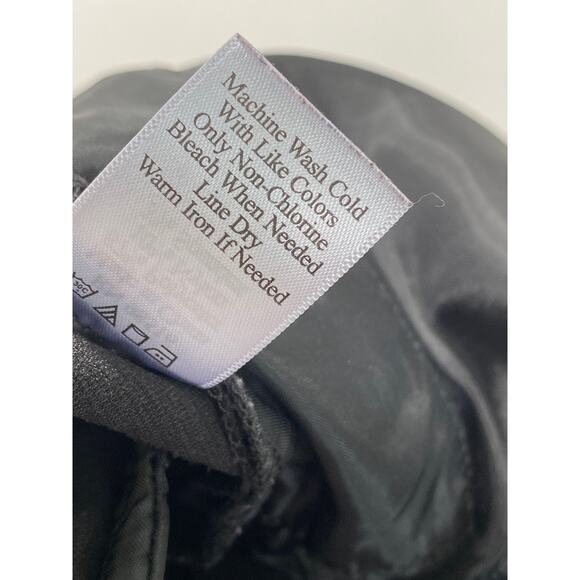 Coldwater Creek Wide Leg Pinwale Black Corduroy Trouser Pants Sz 16 Girl Boss - Picture 4 of 8